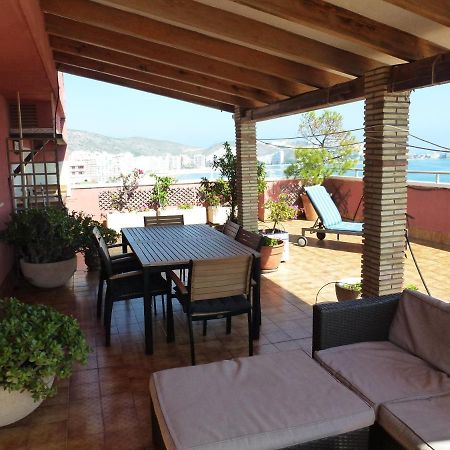 Apartmán Espectacular Terraza Y Vistas En 1A Linea De Playa Cullera Exteriér fotografie