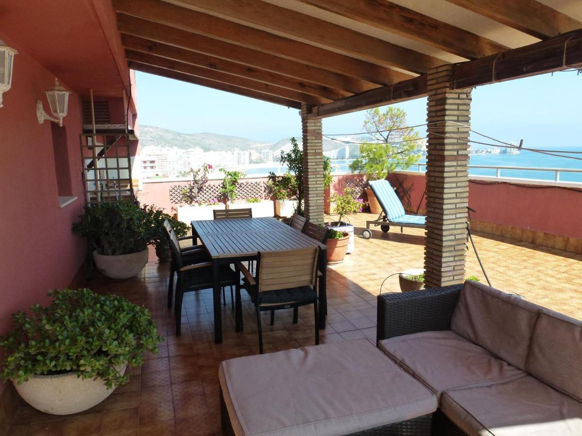 Apartmán Espectacular Terraza Y Vistas En 1A Linea De Playa Cullera Exteriér fotografie