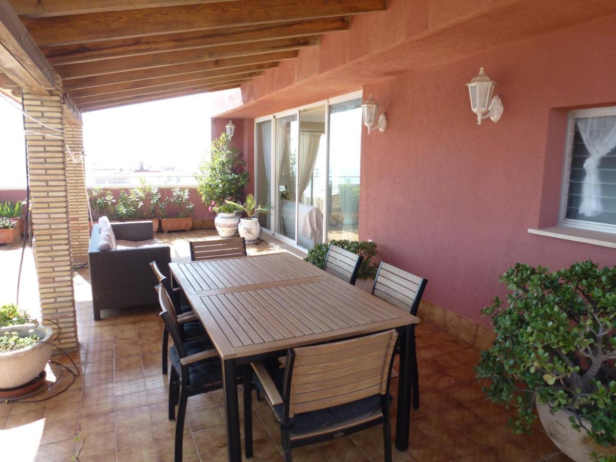 Apartmán Espectacular Terraza Y Vistas En 1A Linea De Playa Cullera Exteriér fotografie