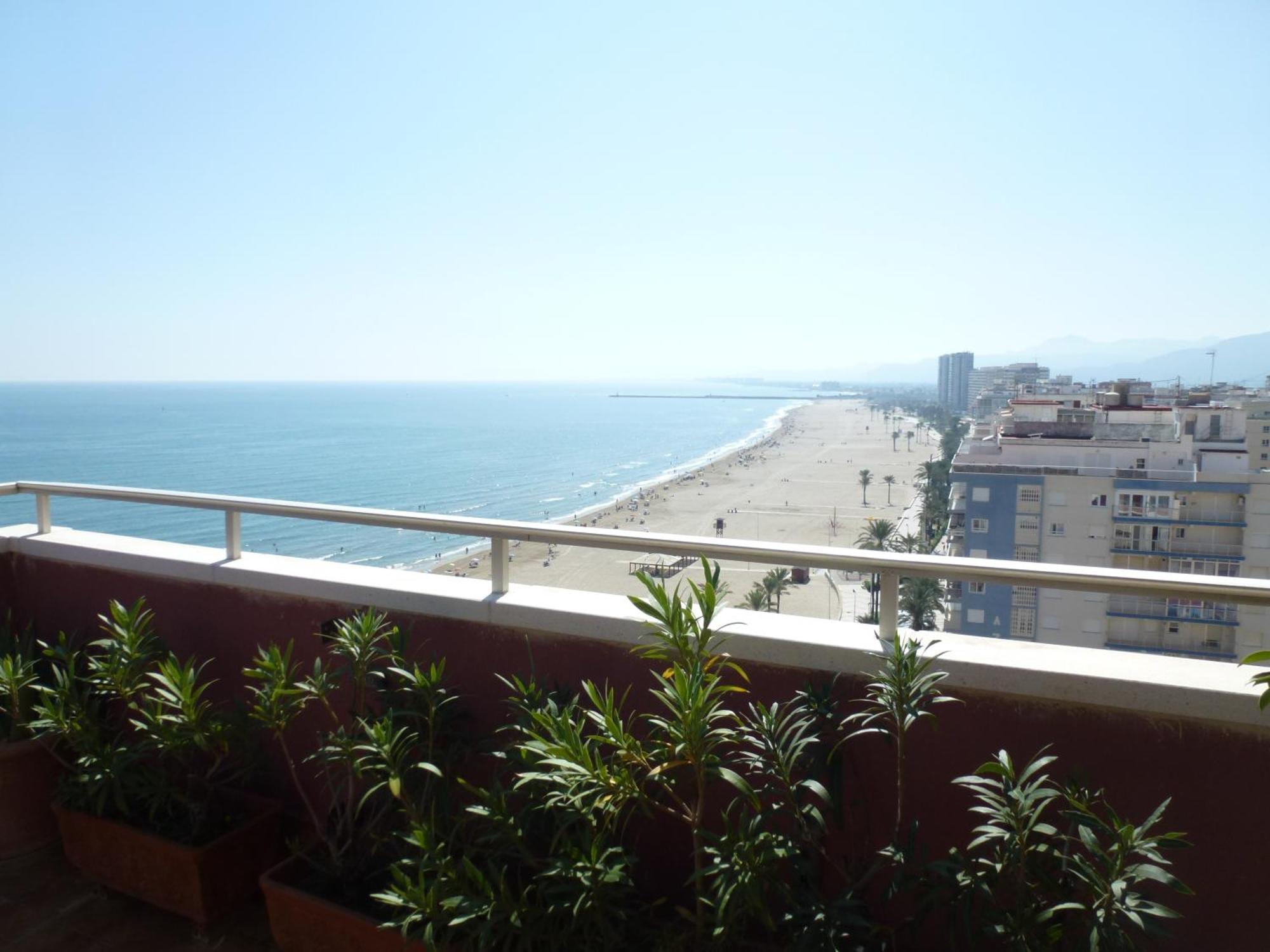 Apartmán Espectacular Terraza Y Vistas En 1A Linea De Playa Cullera Exteriér fotografie