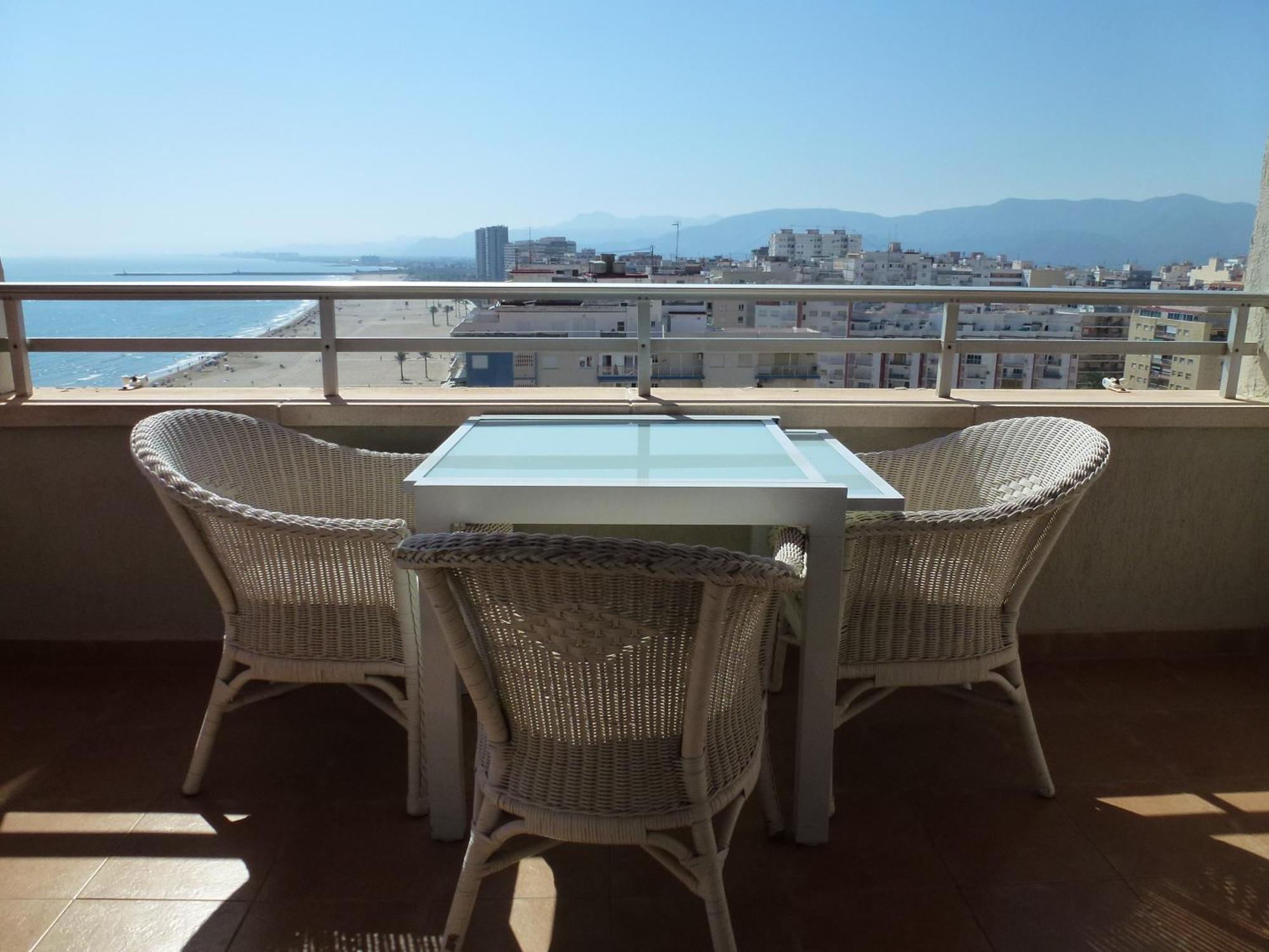 Apartmán Espectacular Terraza Y Vistas En 1A Linea De Playa Cullera Exteriér fotografie